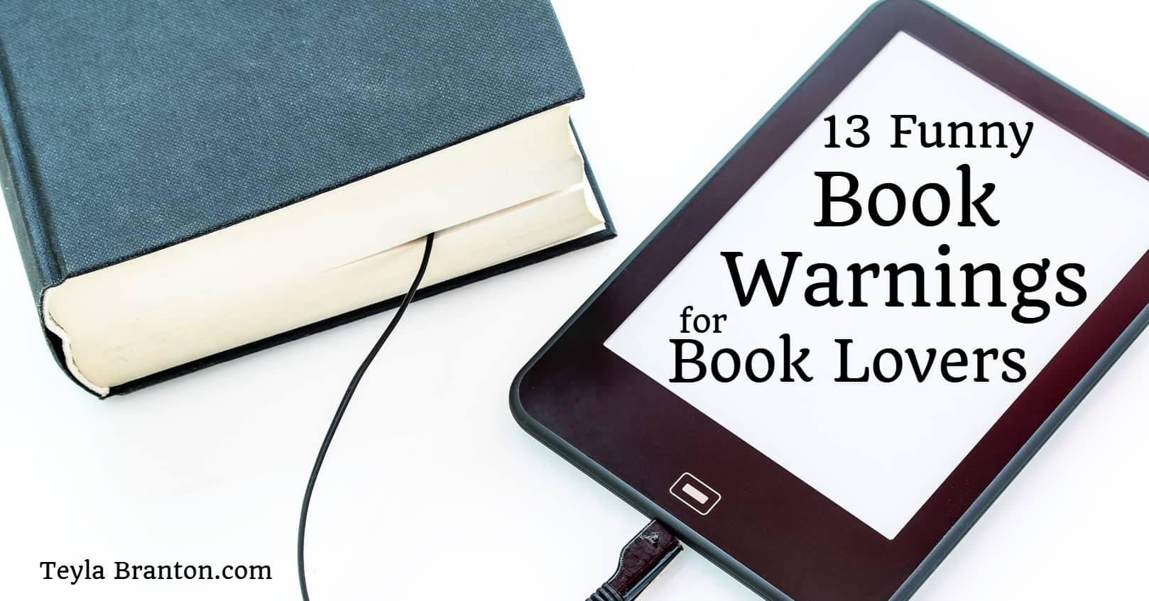 13 Funny Book Warnings for Book Lovers