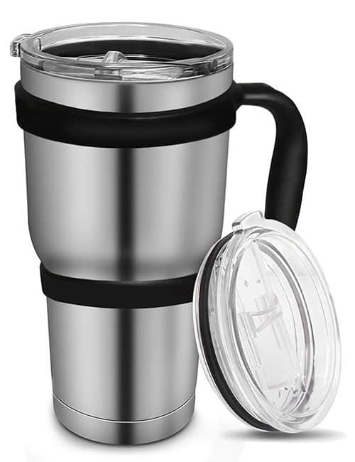 insulated stainless steel mug