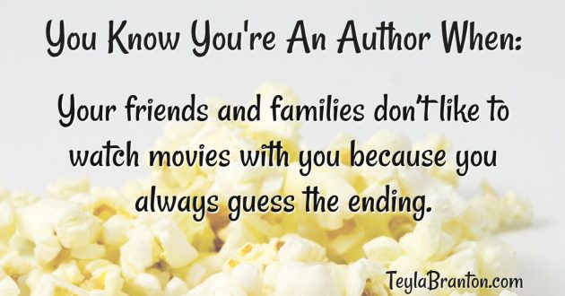 You know you're an author when