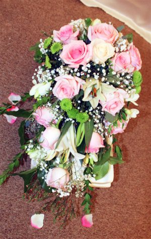 the wedding bouquet