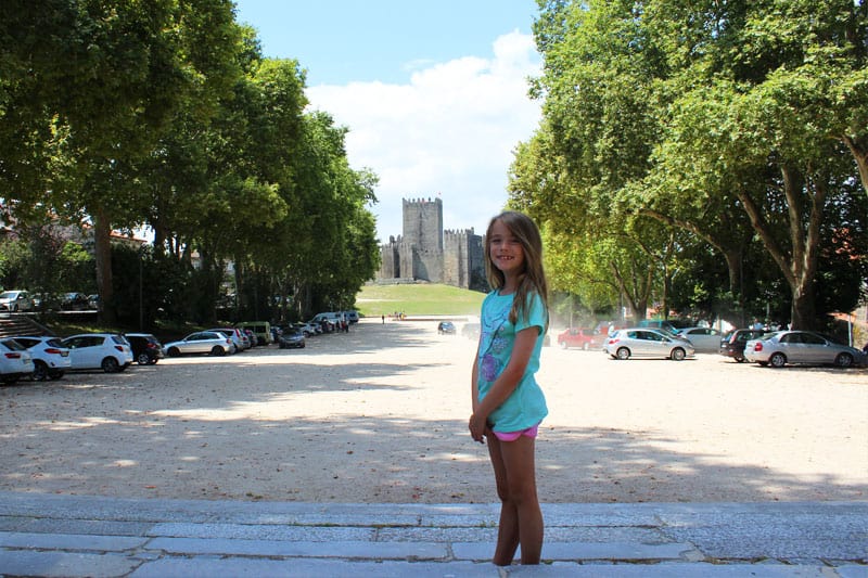 Lisbon in front of the church