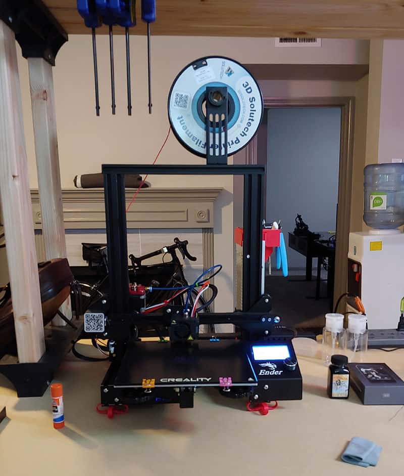 Workshop with 3D printer